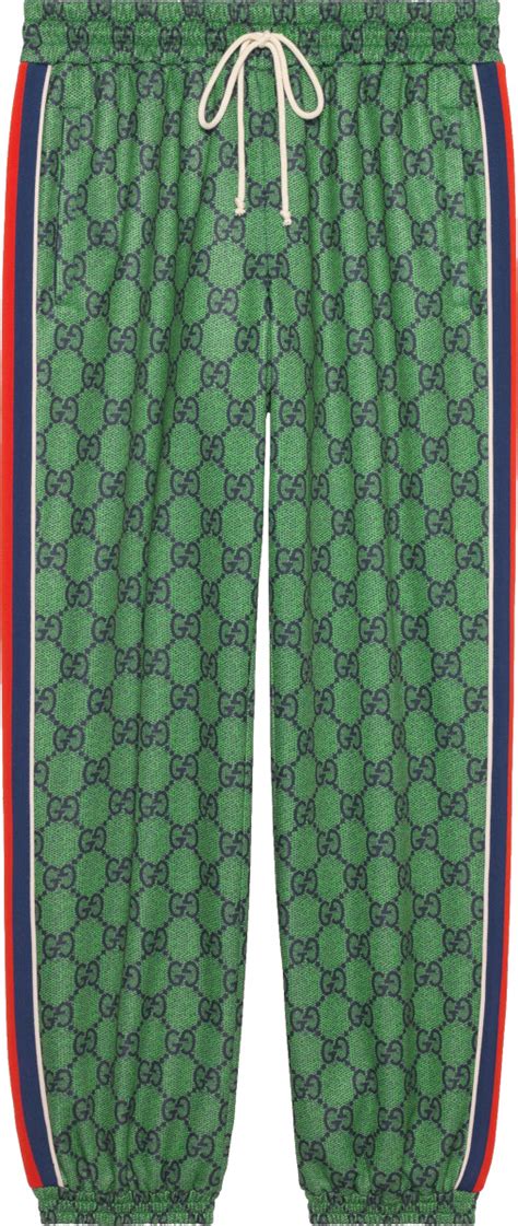 gucci trackpants navy green red|authentic Gucci tracksuit.